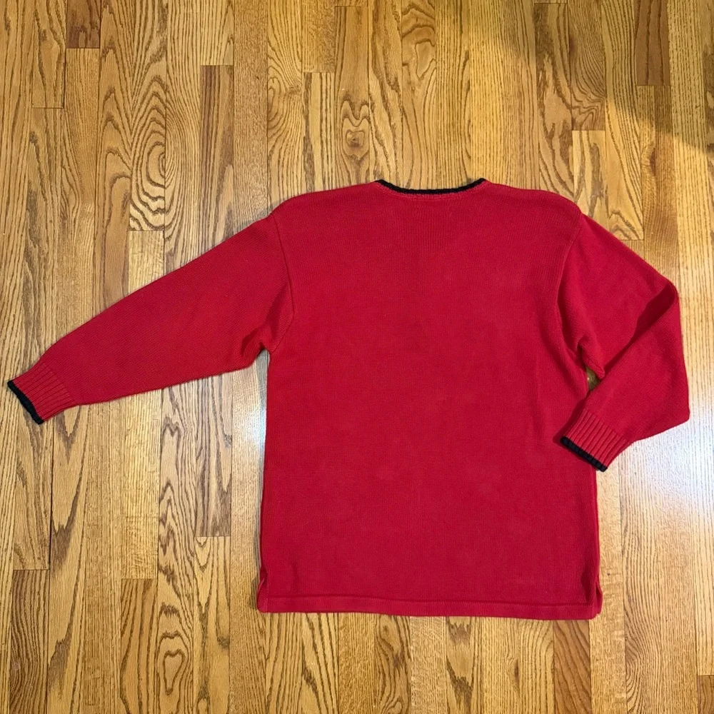 Vintage Red Ralph Lauren Polo Sport Sweater - Picture 7 of 10